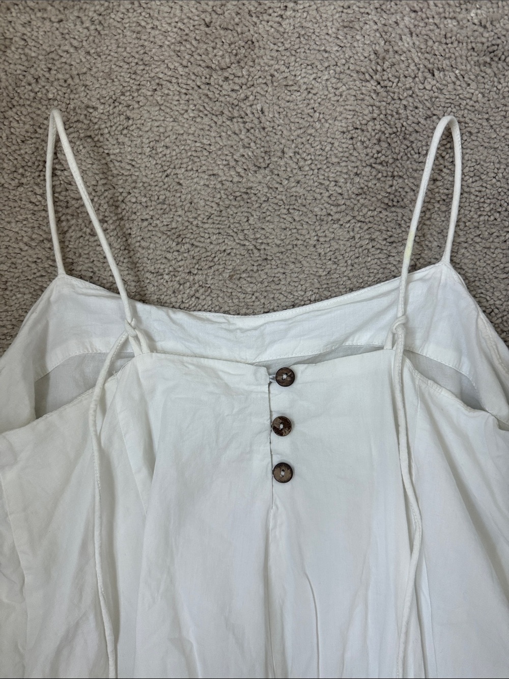 Free People White Cotton Maxi Dress - Picture 3 of 8